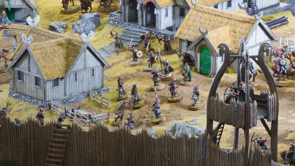 Maqueta del pueblo de Rohan