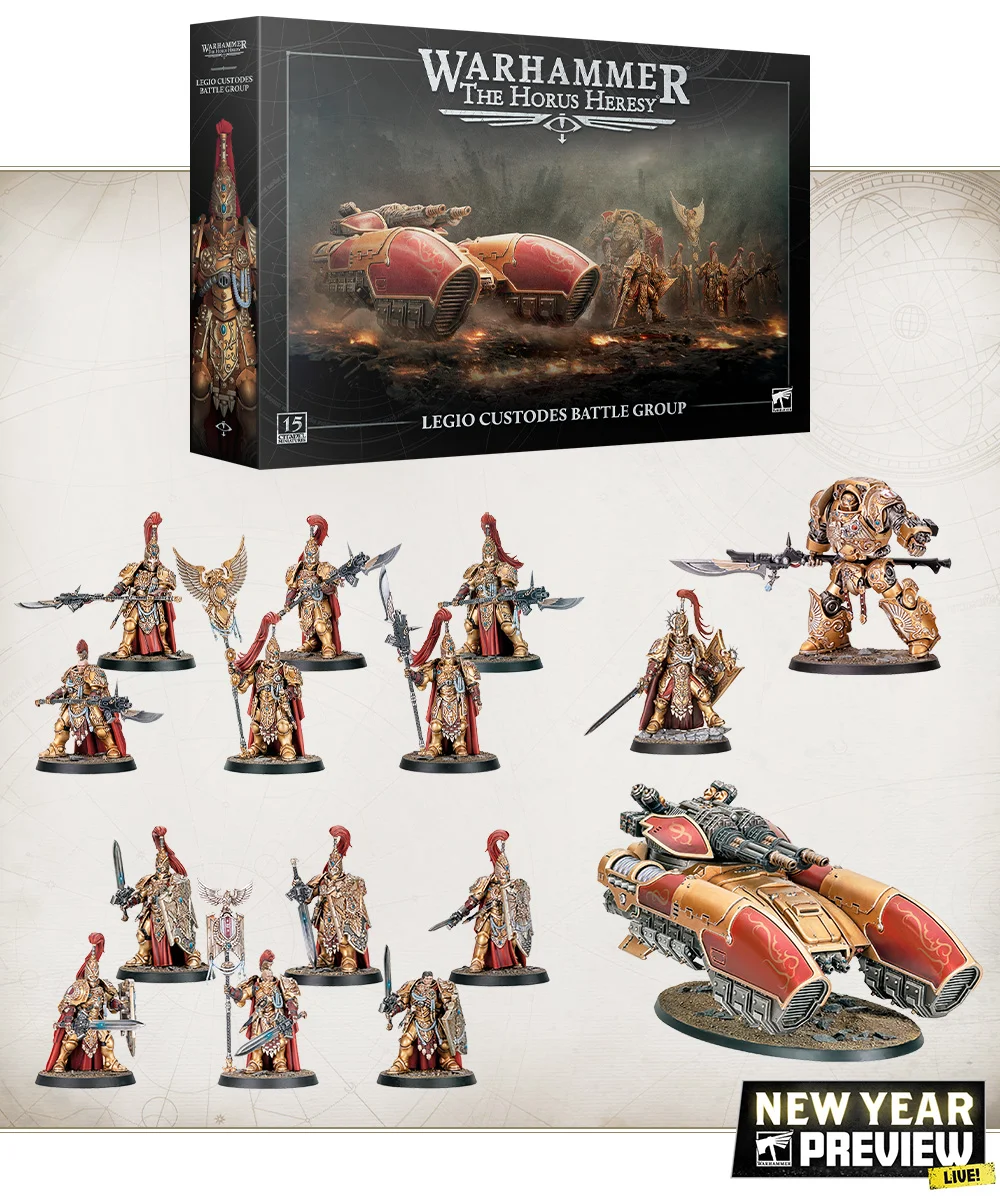 New Year Preview: reveladas todas las novedades de la Legio Custodes