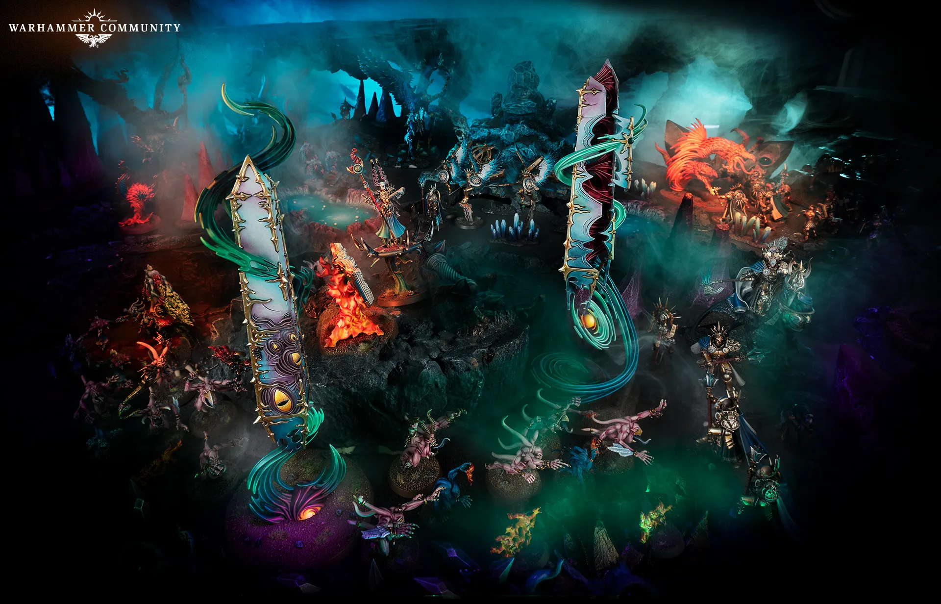 Hechizos de Tzeentch - Fragmentos Argentos