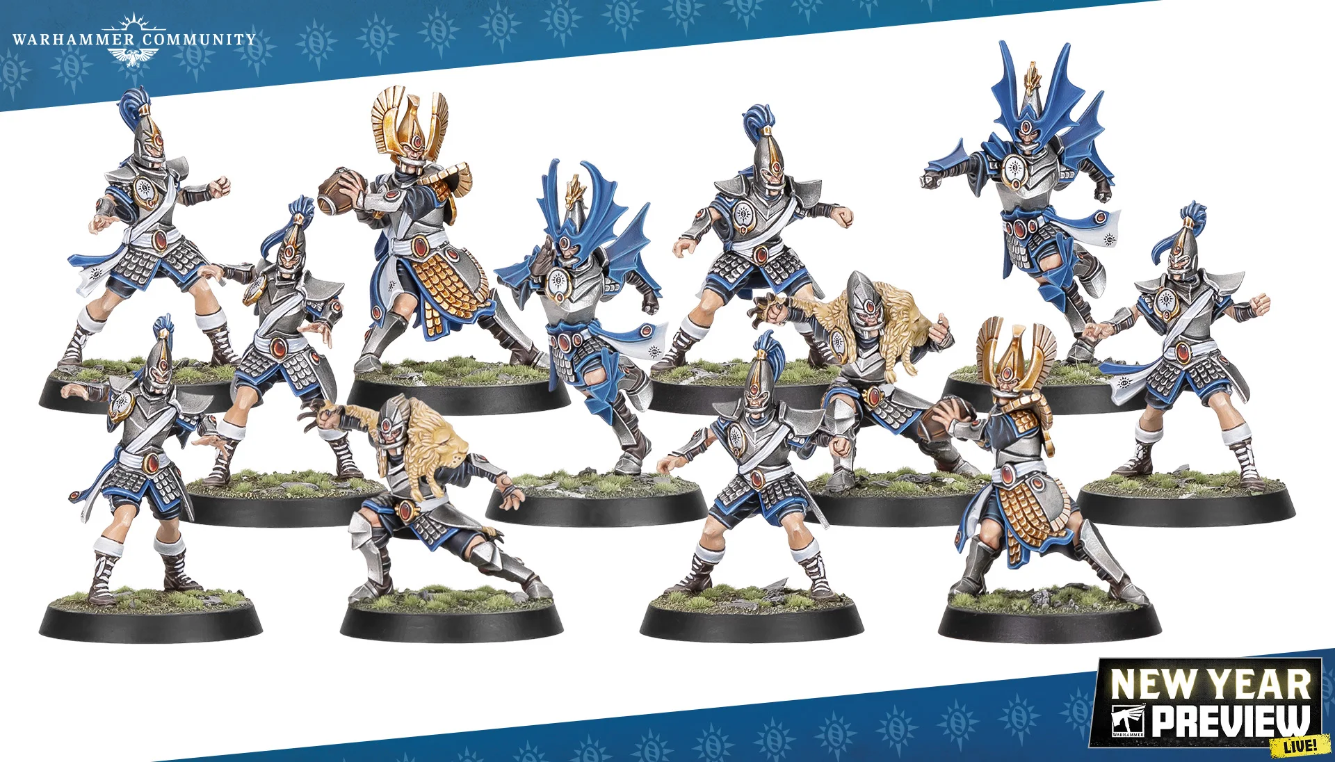 New Year Preview: Demuestra tus habilidades de Blood Bowl con el superlativo equipo Altos Elfos