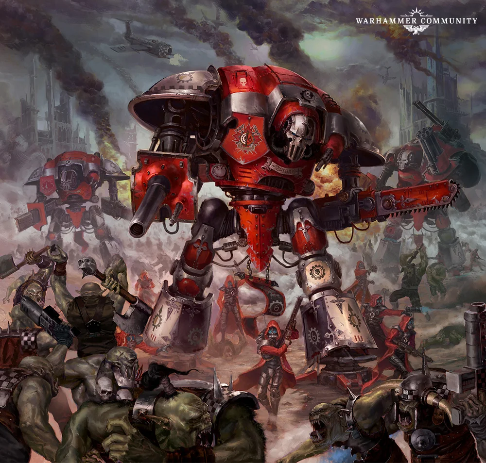 Las ilustraciones más clásicas e inónicas de los Caballeros Imperiales